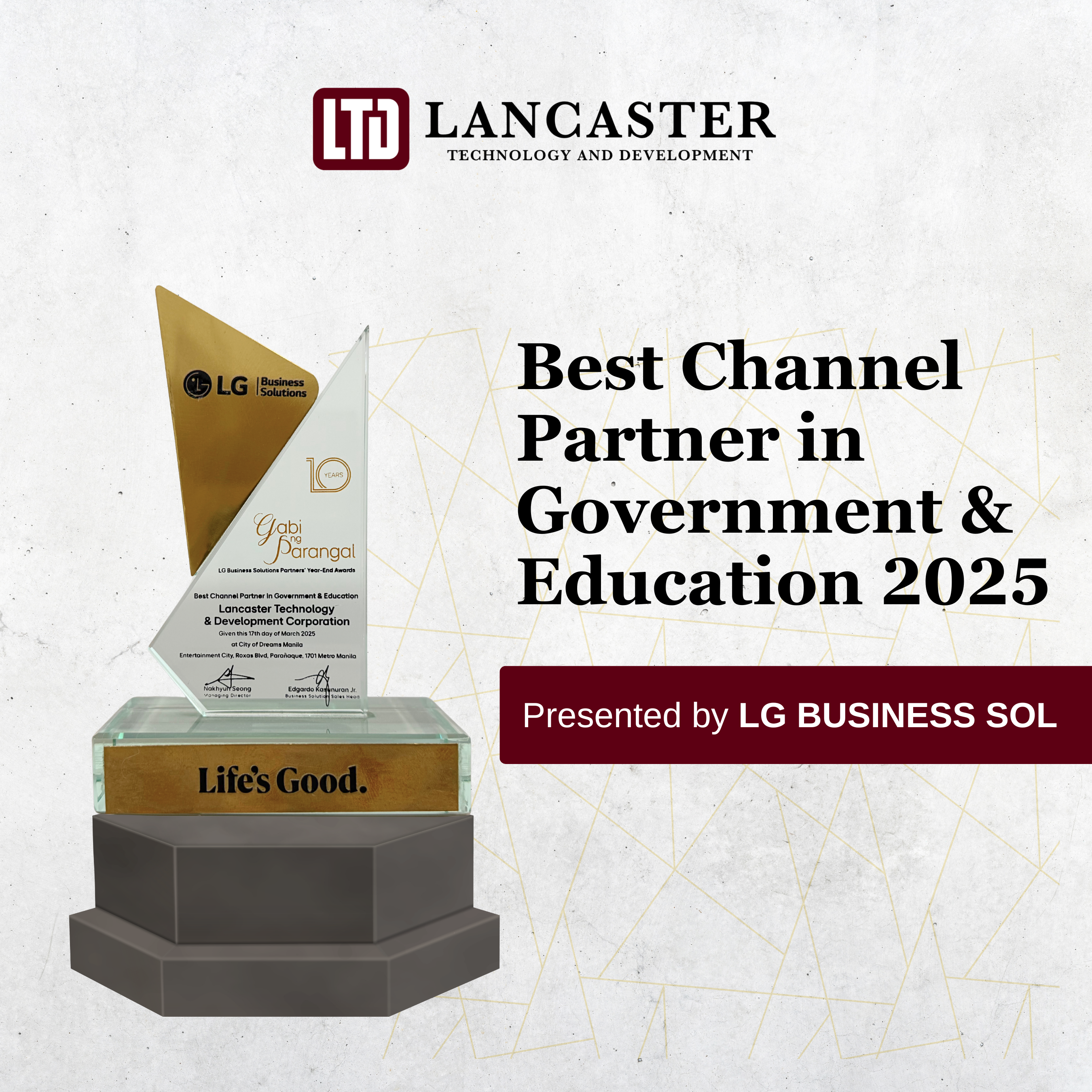 LTDC Award – A